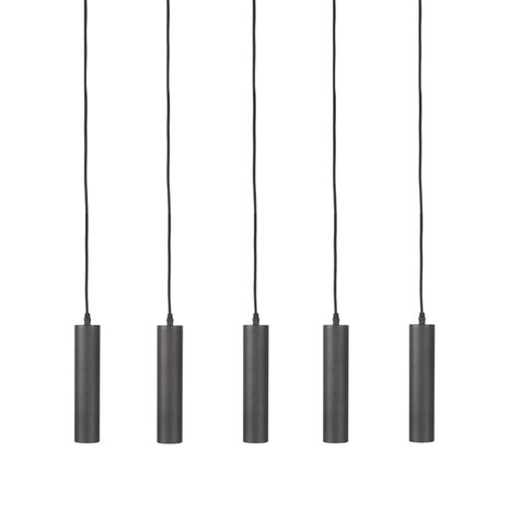 LABEL51 Hanglampen Ferroli - Zwart - Metaal - 5-lichts