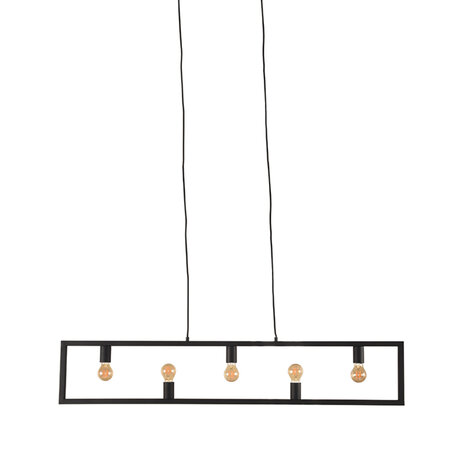 LABEL51 Hanglampen Quadrato - Zwart - Metaal - Hanglamp