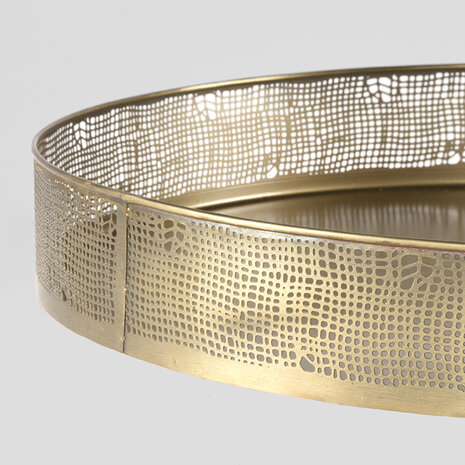 LABEL51 Woondecoratie Dienbladen - Antiek Goud - Metaal - One Size