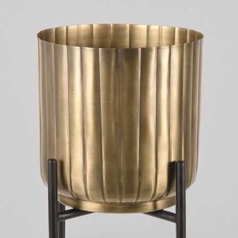 LABEL51 Woondecoratie Plantenstandaards - Antiek Goud - Metaal - One Size