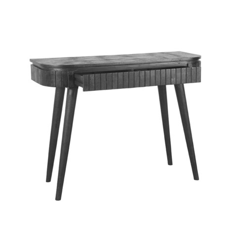 LABEL51 Bureau's Nils - Zwart - Mangohout - 100 cm