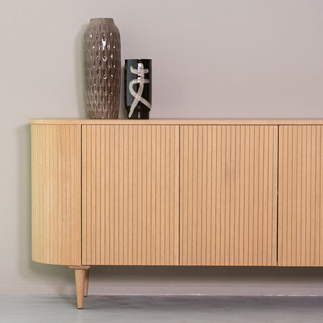 LABEL51 Dressoirs Oliva - Naturel - Eiken - 220 cm