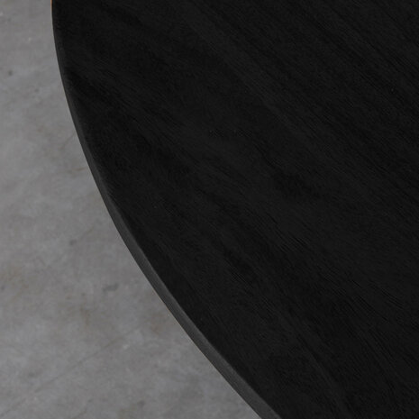 LABEL51 Salontafels Rosie - Zwart - Mangohout - 140 cm