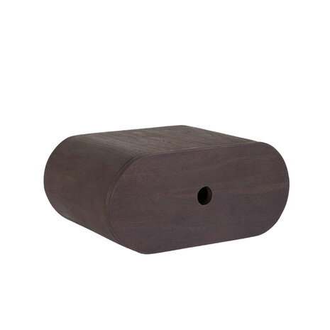 LABEL51 Wandplanken Rise - Espresso - Mangohout - 45 cm