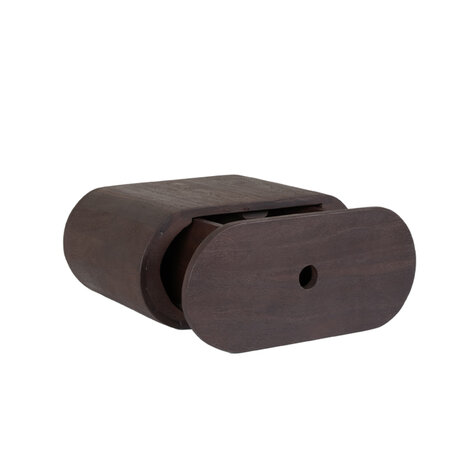 LABEL51 Wandplanken Rise - Espresso - Mangohout - 45 cm