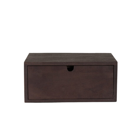 LABEL51 Wandplanken Hover - Espresso - Mangohout - 45 cm