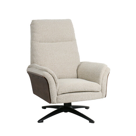 LABEL51 Fauteuils Zenza - Naturel - Boucle - Incl. Hocker