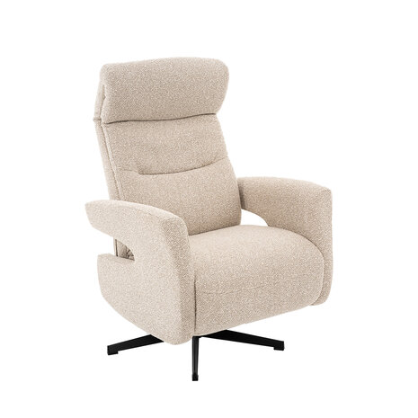 LABEL51 Fauteuils Tampere - Naturel - Boucle - 2-Motorig