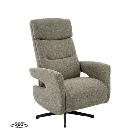 LABEL51 Fauteuils Tampere - Mushroom - Boucle - One Size
