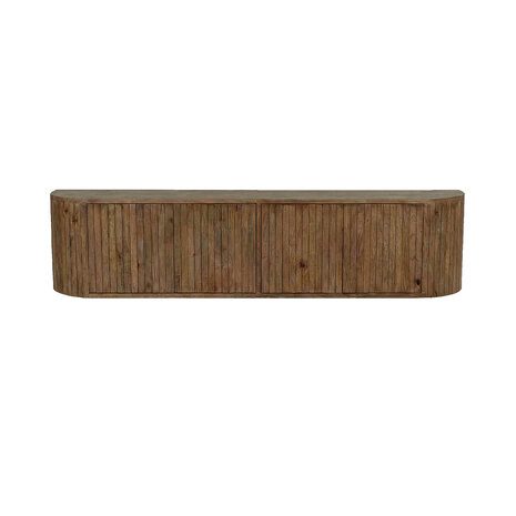 LABEL51 Tv-Meubels Miya - Nature Smooth - Mangohout - 220 cm