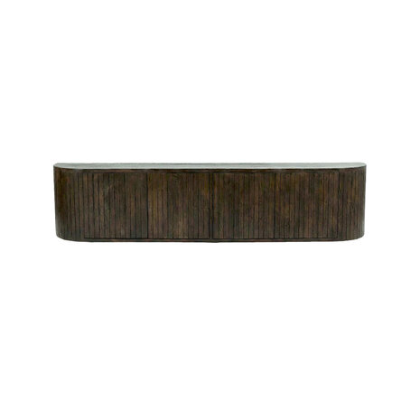LABEL51 Tv-Meubels Miya - Espresso - Mangohout - 190 cm
