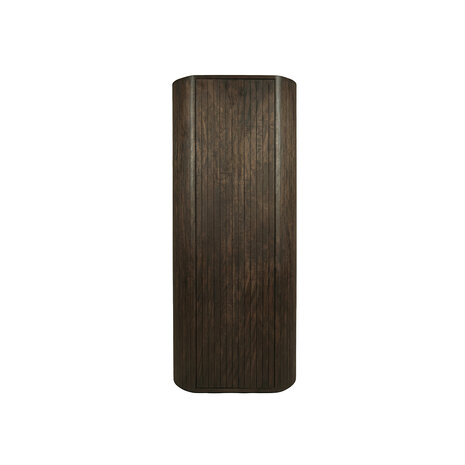 LABEL51 Bergkasten Miya - Espresso - Mangohout - 140 cm - Links