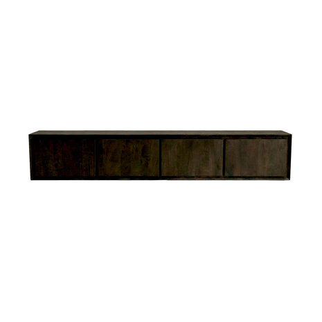 LABEL51 Tv-Meubels Nori - Espresso - Mangohout - 220 cm