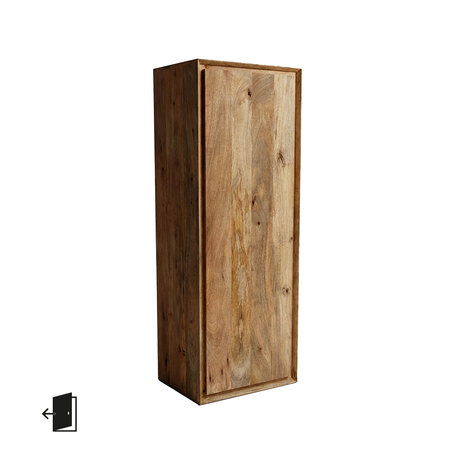 LABEL51 Bergkasten Nori - Nature Smooth - Mangohout - 140 cm - Links