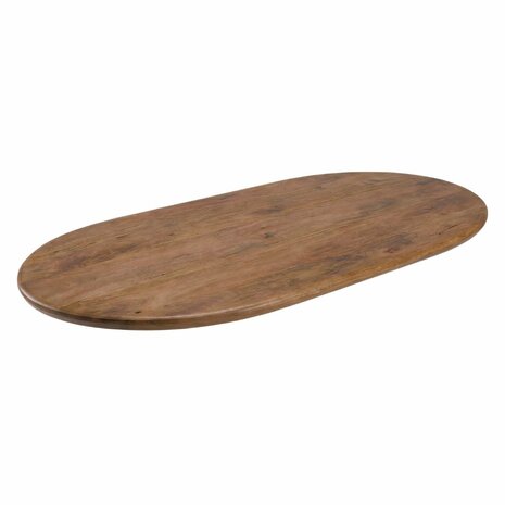 LABEL51 Eetkamertafels Tafelblad Halve Cirkel - Nature Smooth - - 240 cm - Halve Cirkel