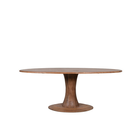 LABEL51 Eetkamertafels Craft - Nature Smooth - Mangohout - 200 cm - Ovaal