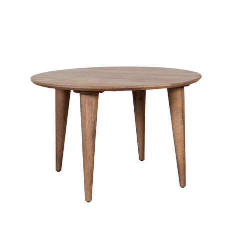 LABEL51 Eetkamertafels Fly - Nature Smooth - Mangohout - 120 cm - Rond