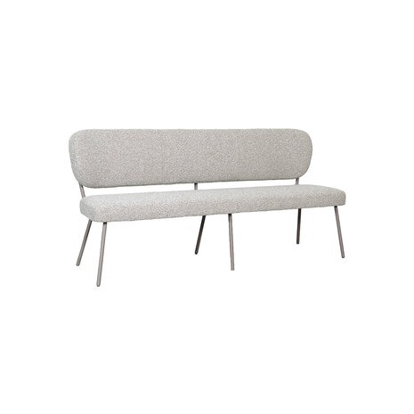 LABEL51 Eetkamerbanken Singapore - Naturel - Boucle - 160 cm