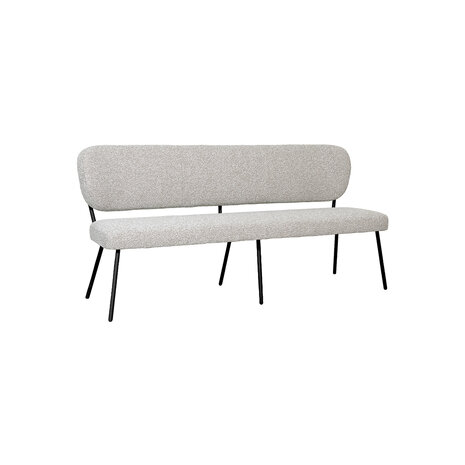 LABEL51 Eetkamerbanken Singapore - Naturel - Boucle - 160 cm