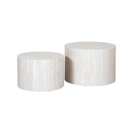 LABEL51 Salontafels Pure - Naturel - Travertin