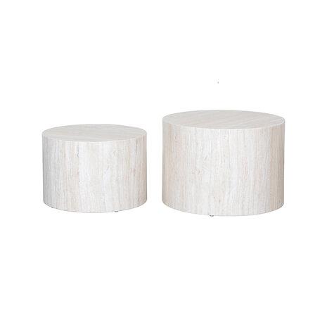 LABEL51 Salontafels Pure - Naturel - Travertin