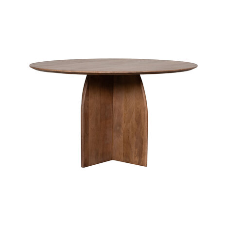LABEL51 Eetkamertafels Mick - Nature Smooth - Mangohout - 130 cm - Rond
