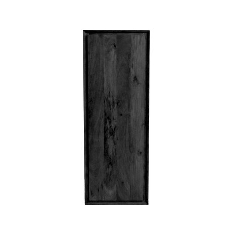 LABEL51 Bergkasten Nori - Zwart - Mangohout - 140 cm - Rechts
