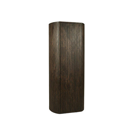 LABEL51 Bergkasten Miya - Espresso - Mangohout - 140 cm - Rechts