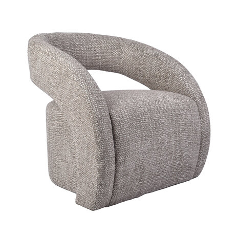 LABEL51 Fauteuils Antibes - Taupe - Geweven