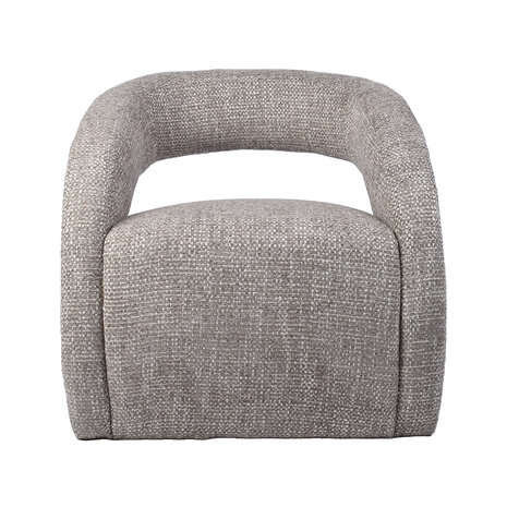 LABEL51 Fauteuils Antibes - Taupe - Geweven