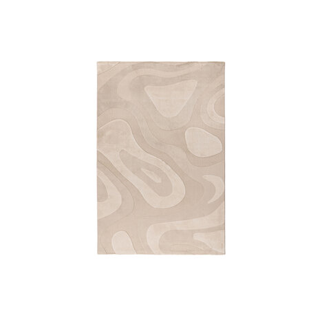 LABEL51 Vloerkleden Gamo - Beige - Polyester - 160x230 cm