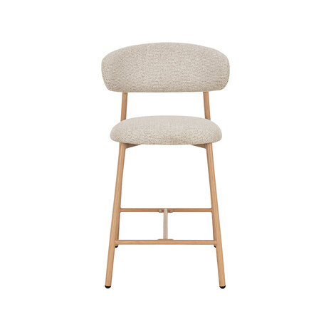 LABEL51 Barkrukken Kaito - Beige - Geweven - Laag