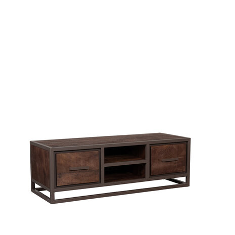 LABEL51 Tv-Meubels Peru - Brown Espresso - Mangohout - 120 cm