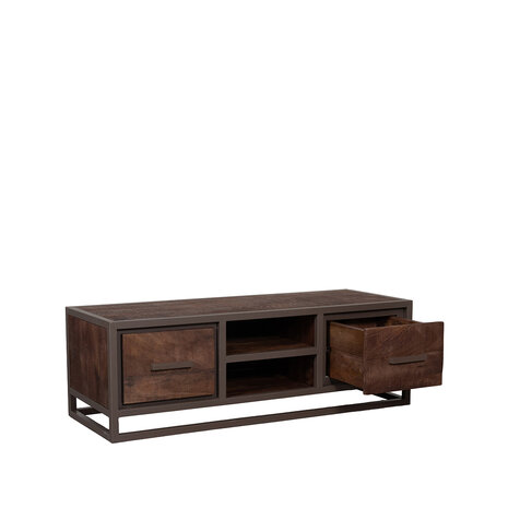 LABEL51 Tv-Meubels Peru - Brown Espresso - Mangohout - 120 cm