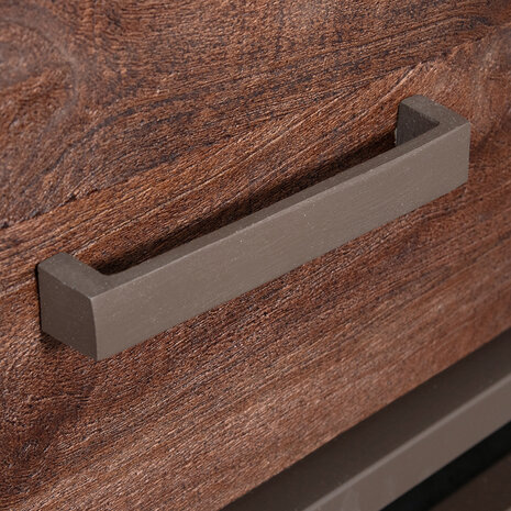 LABEL51 Ladekasten Peru - Brown Espresso - Mangohout - 50 cm