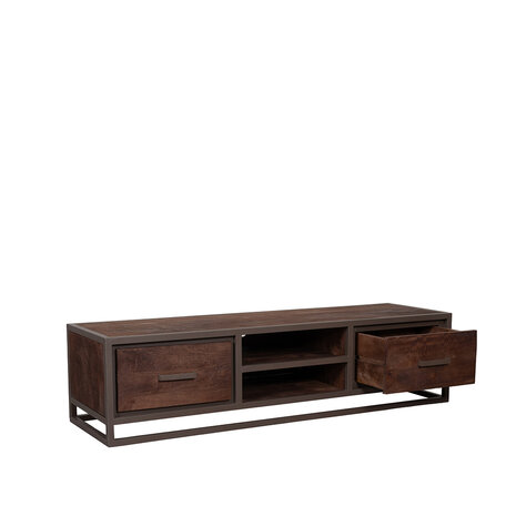 LABEL51 Tv-Meubels Peru - Brown Espresso - Mangohout - 160 cm