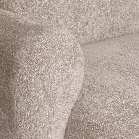 LABEL51 Hoekbanken Morato - Naturel - Velours - Hoekbank Rechts