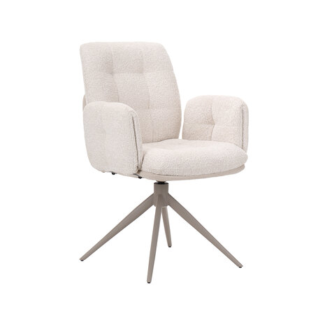LABEL51 Eetkamerstoelen Unreal - Naturel - Geweven