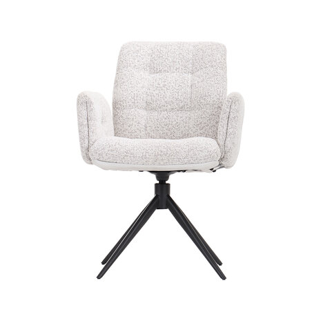 LABEL51 Eetkamerstoelen Unreal - Champagne - Geweven