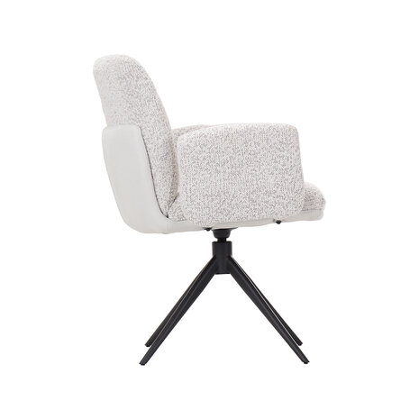 LABEL51 Eetkamerstoelen Unreal - Champagne - Geweven