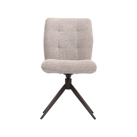 LABEL51 Eetkamerstoelen No Way - Beige - Geweven