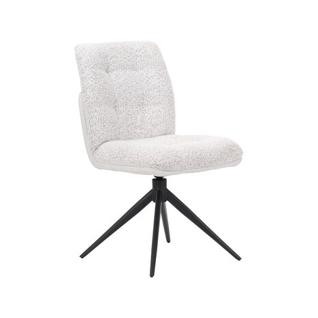 LABEL51 Eetkamerstoelen No Way - Champagne - Geweven