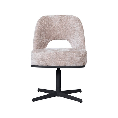 LABEL51 Eetkamerstoelen Port Grimaud - Naturel - Chenille