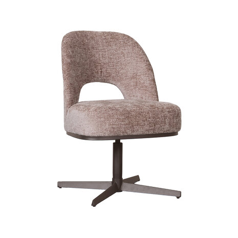 LABEL51 Eetkamerstoelen Port Grimaud - Taupe - Chenille