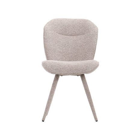 LABEL51 Eetkamerstoelen Whoa - Beige - Geweven