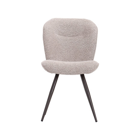 LABEL51 Eetkamerstoelen Awesome - Beige - Geweven