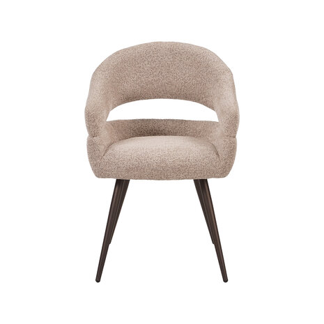 LABEL51 Eetkamerstoelen Pia - Beige - Geweven - One Size
