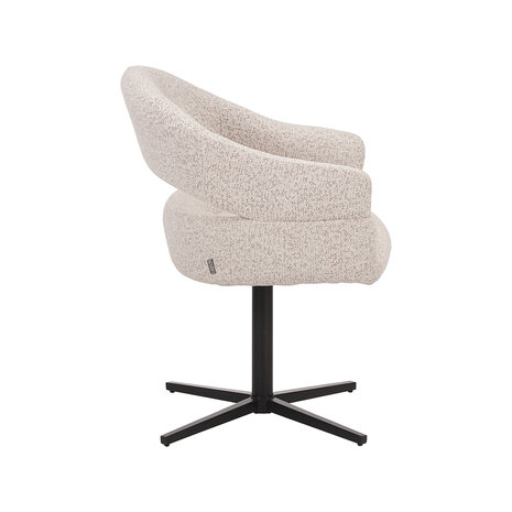 LABEL51 Eetkamerstoelen Donna - Champagne - Geweven - One Size