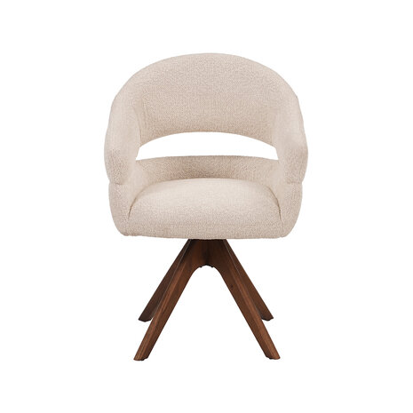 LABEL51 Eetkamerstoelen Sofia - Naturel - Geweven - One Size