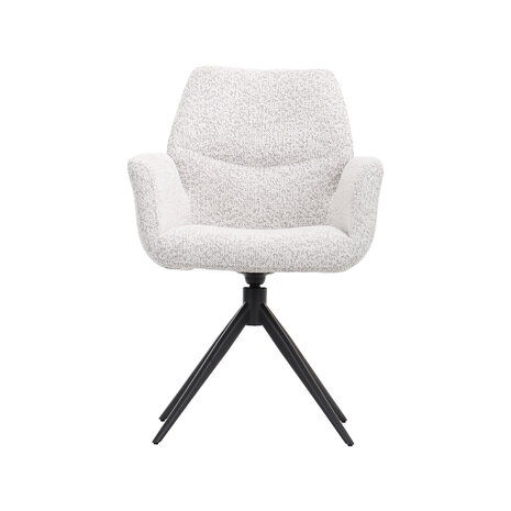 LABEL51 Eetkamerstoelen Epic - Champagne - Geweven